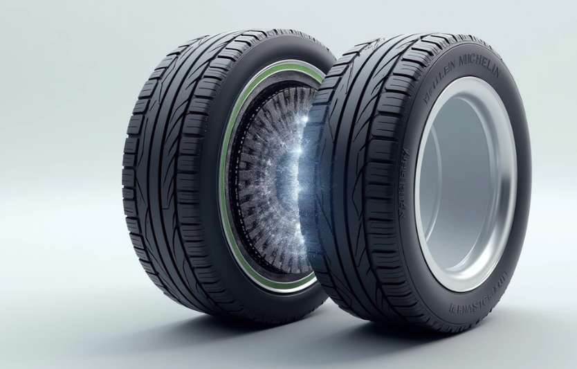 Шини майбутнього: Michelin створює покришки, які самі ліквідовують проколи