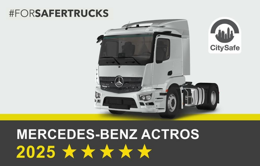 Euro NCAP Safer Trucks: Mercedes-Benz Actros отримав 5★